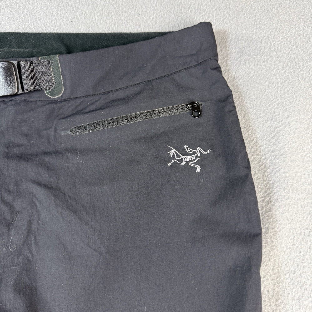 Arc'teryx Capri Hiking Climbing Pants Womens 6 Black Nylon Belt Stretch Outdoors - Picture 3 of 9